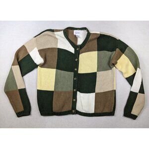 CHRISTOPHER & BANKS - Color Block CARDIGAN SWEATER